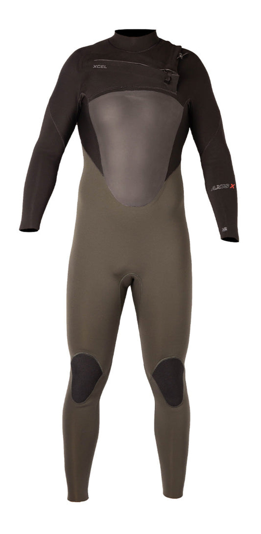 AXIS X 3.2 MM - LONG JOHN MANGA LONGA - BLACK and GREEN