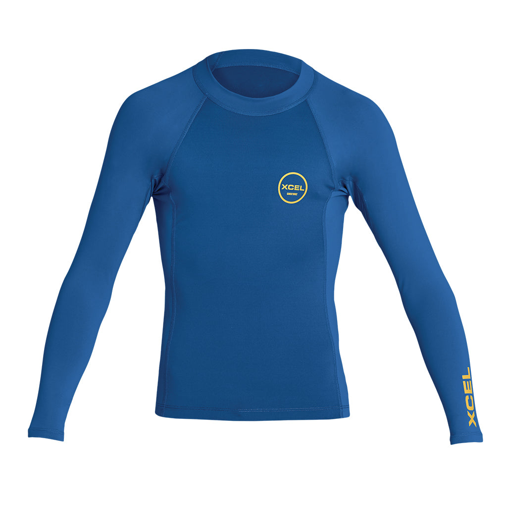 CAMISA UV50+ INFANTIL AZUL