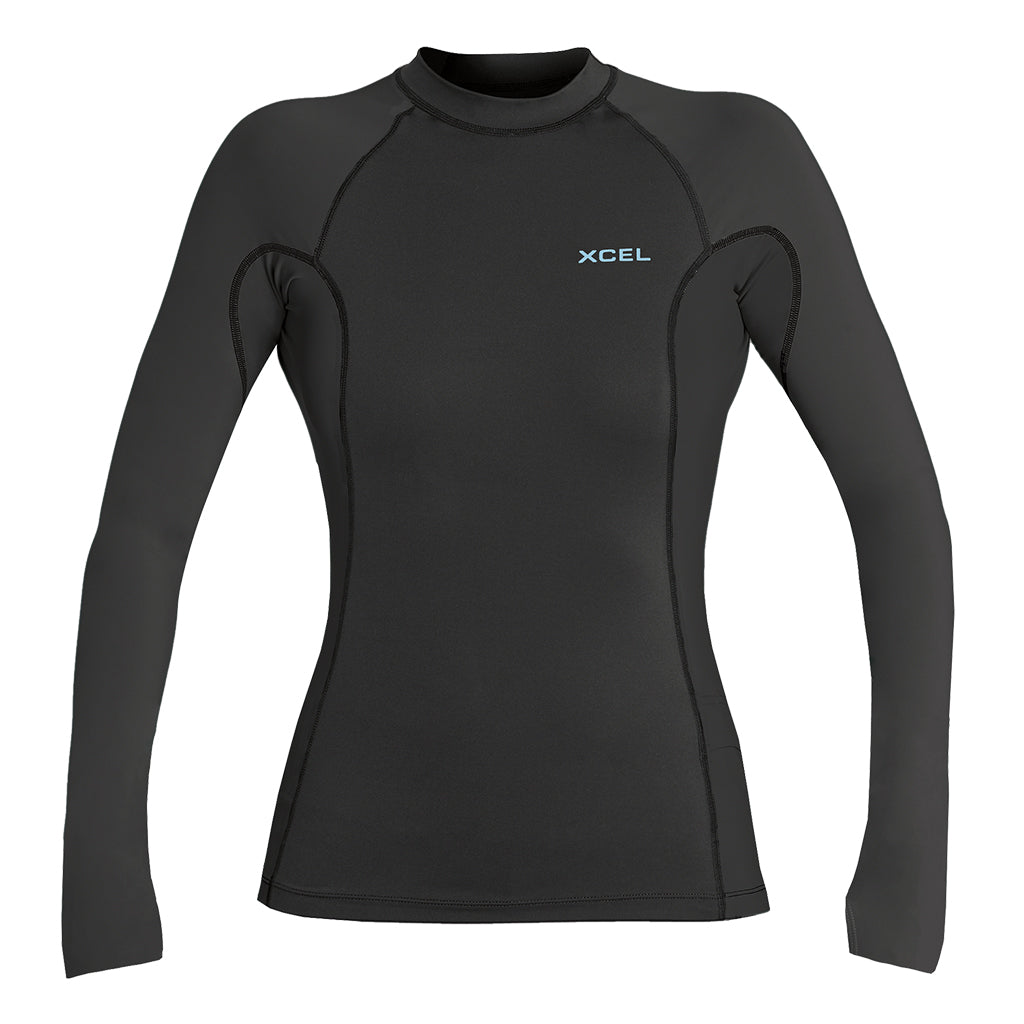 CAMISA UV50+  FEM PRETA