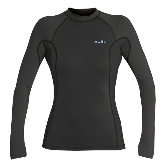 CAMISA UV50+  FEM PRETA